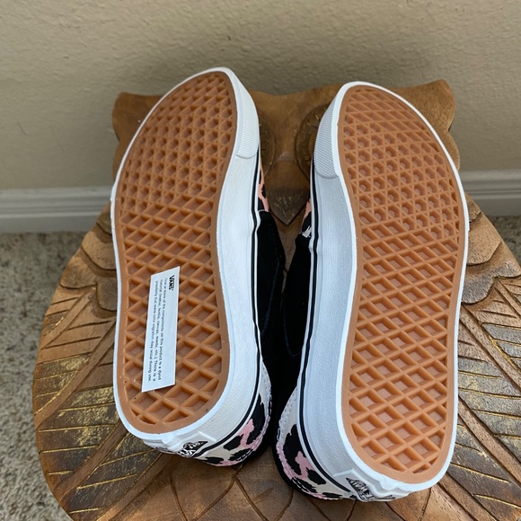 Vans Multi Color Animal Print Slip Ons - Picture 8 of 9